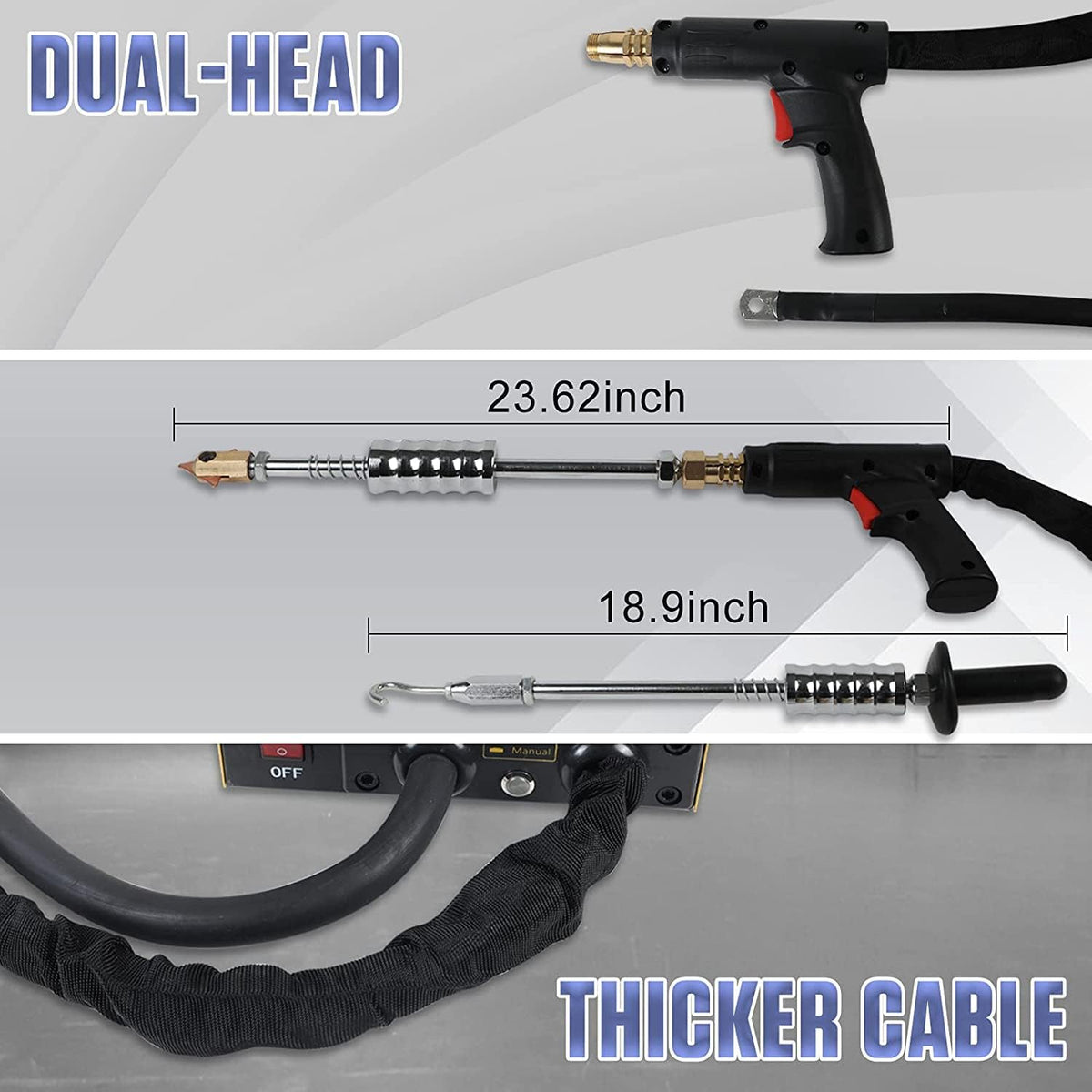 220V 7 Modes 3KW Stud Welder Dent Repair Kit I6696