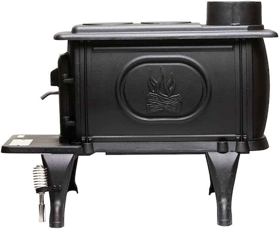 Black Cast Iron Wood Stove P405292