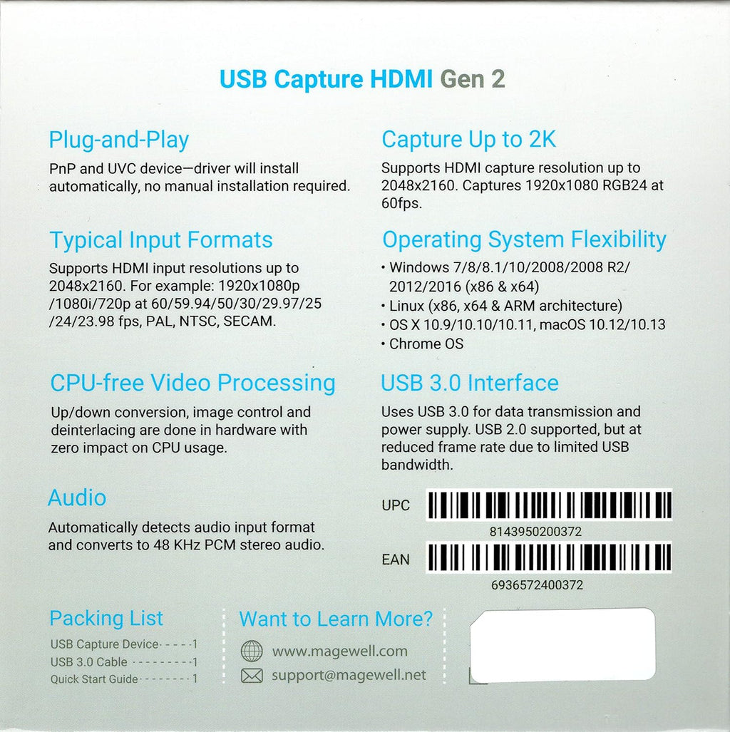 USB 3.0 HD Video Capture Dongle C34120