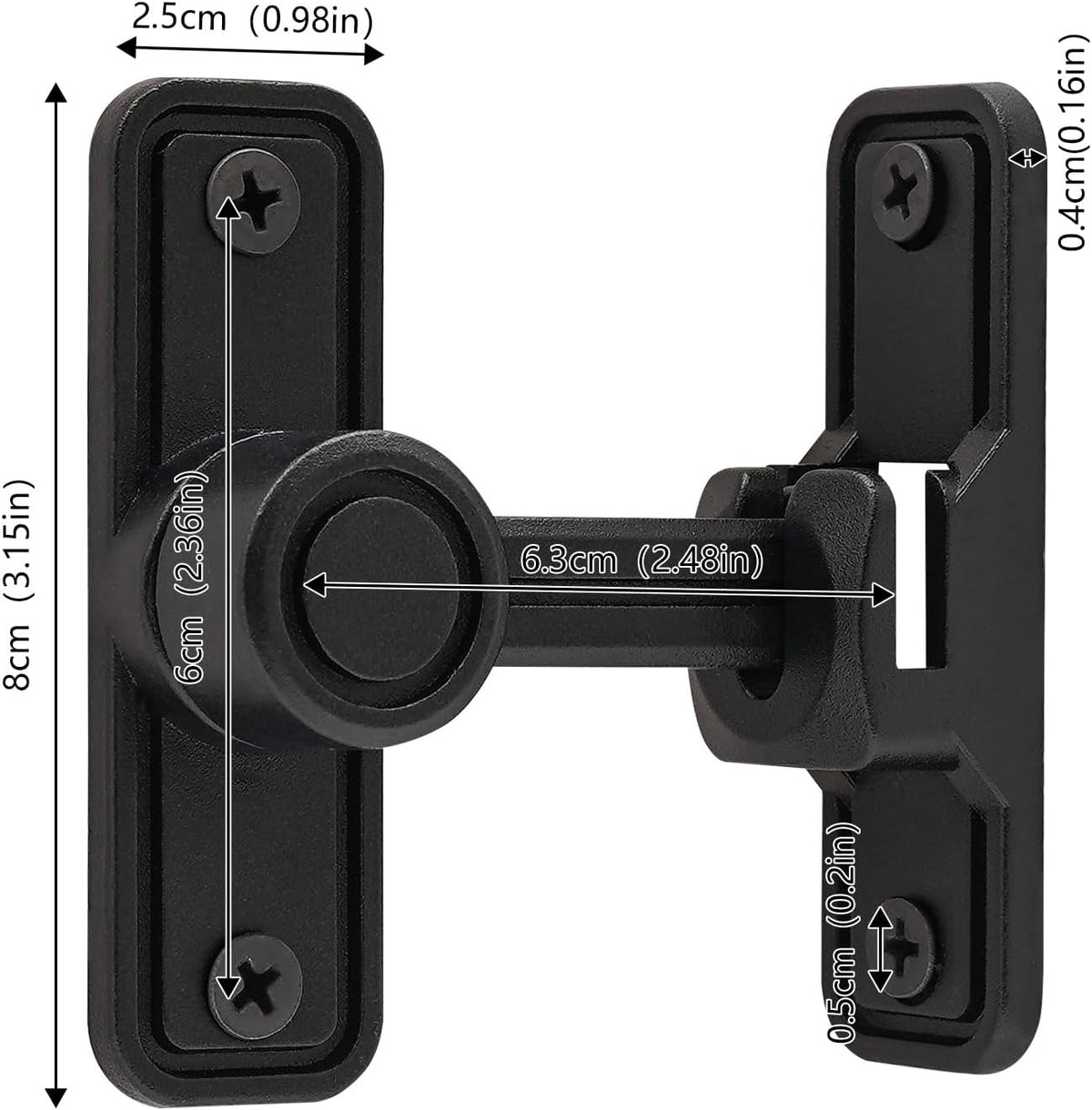 2 Pack Heavy Duty Barn Door Latch T63617