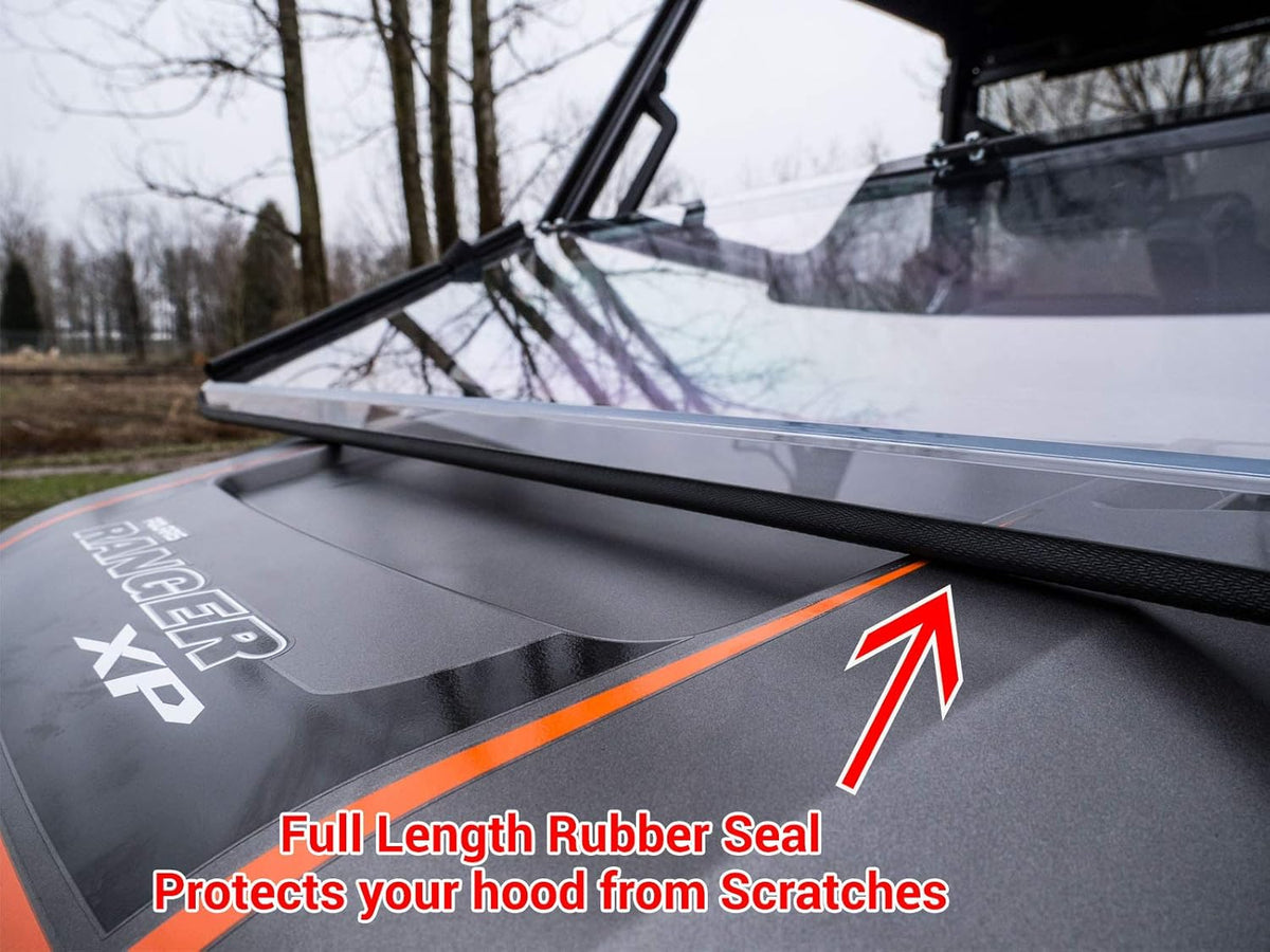Scratch Resistant Flip Down Windshield for Polaris Ranger XP 900 M636839