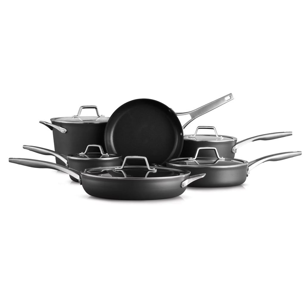 11-Piece Hard-Anodized Nonstick Pots and Pans Set X2282