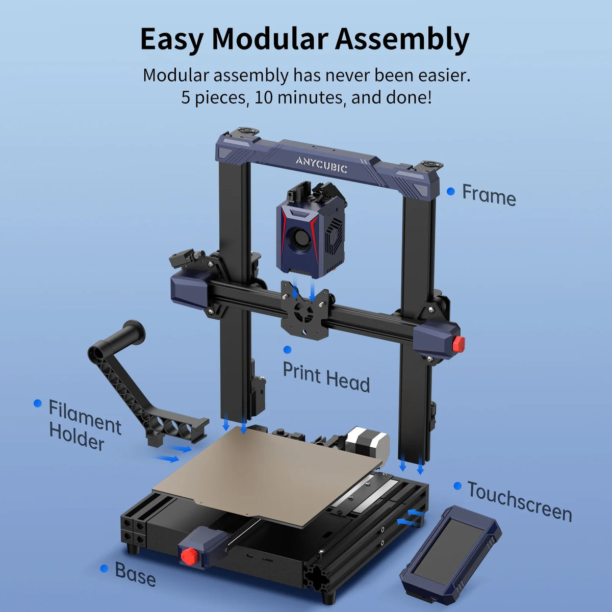 3D Printer Auto Leveling 8.7"x8.7"x9.84" S931908