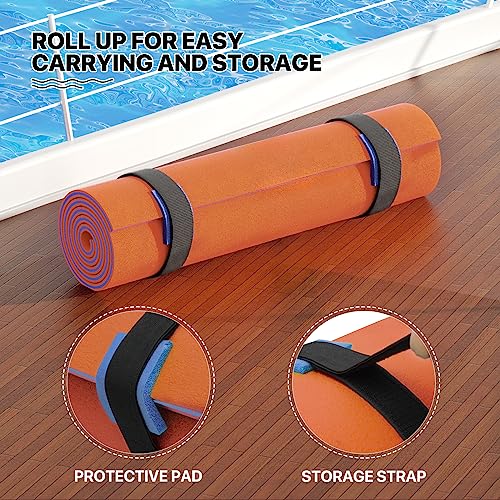 12 ft 3 Layer Tear Resistant XPE Foam Floating Water Mat B204975