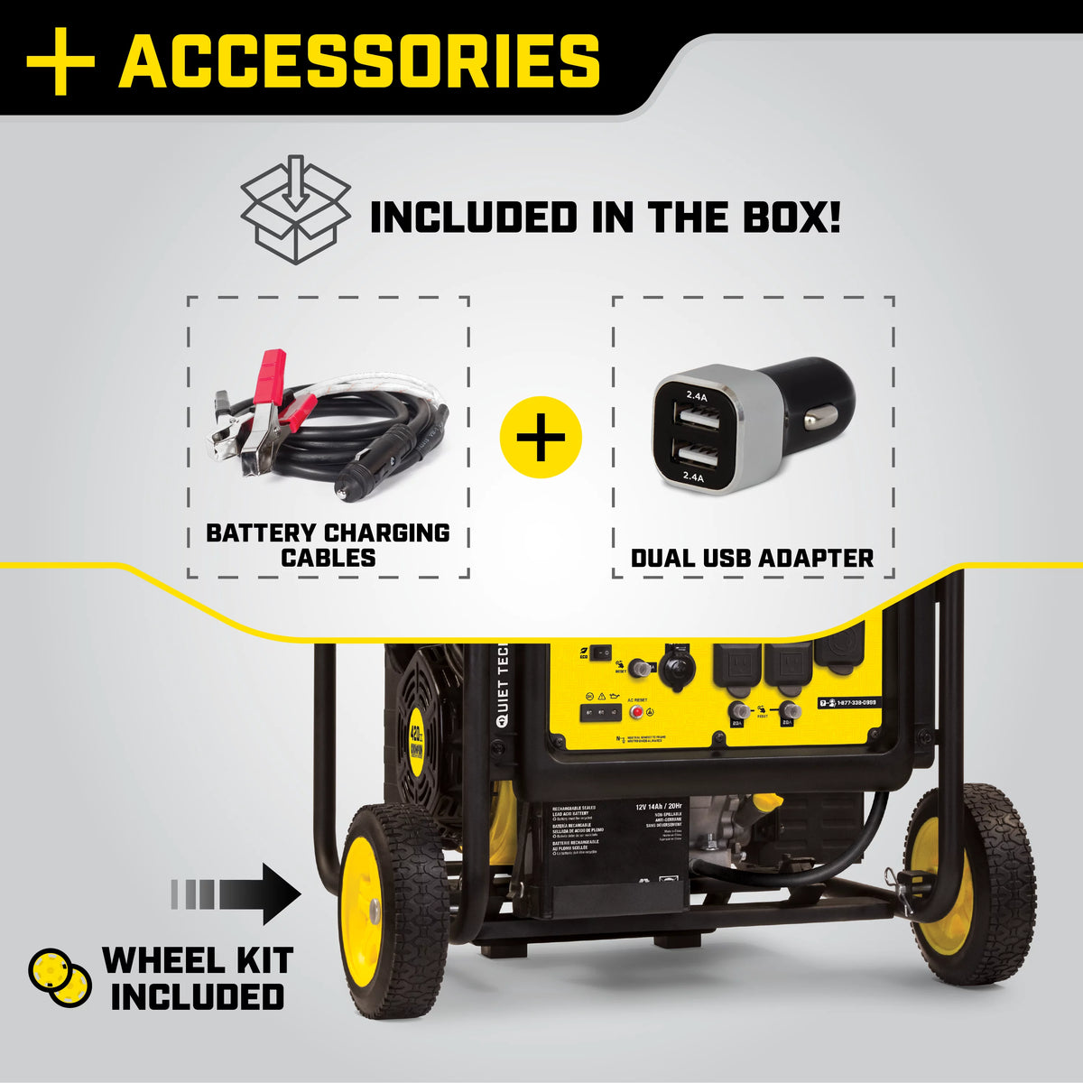 8750-Watt Electric Start Open Frame Inverter I219