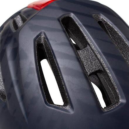 Satin Cast Blue Metallic Wild Youth LED Helmet A2355