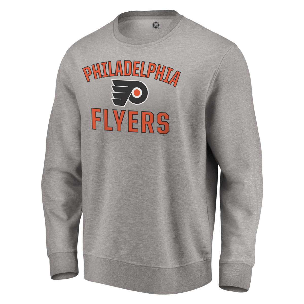 Heather Gray Philadelphia Flyers Pullover Sweatshirt U49740