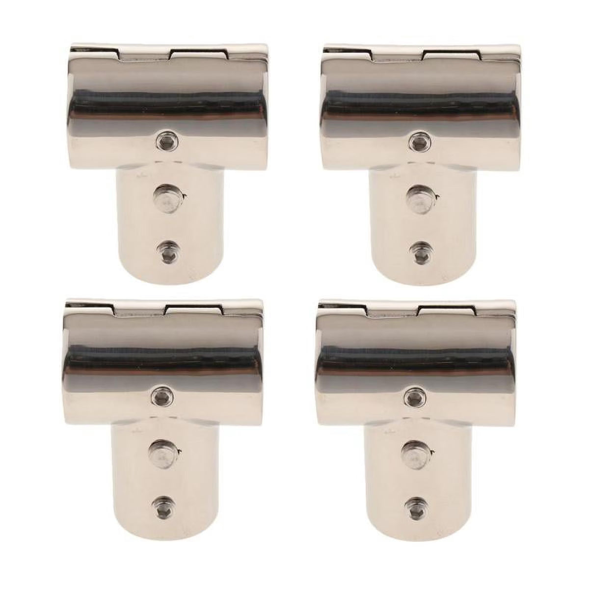 4pcs 22mm 90 Degree 3 Way Elbow Boat Deck Handrail Rail Tee Fittings L388