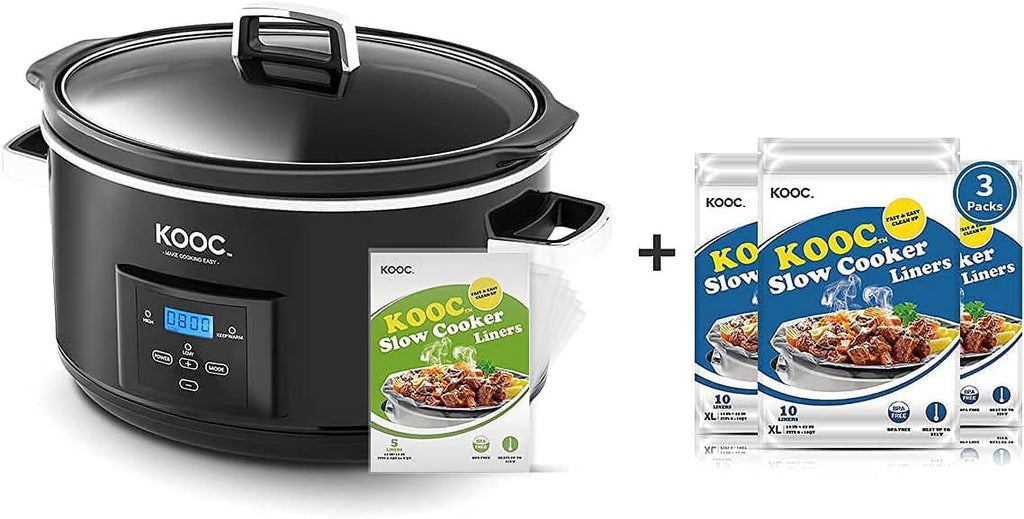 Programmable Slow Cooker 8.5-Quart with 30 Liners A315