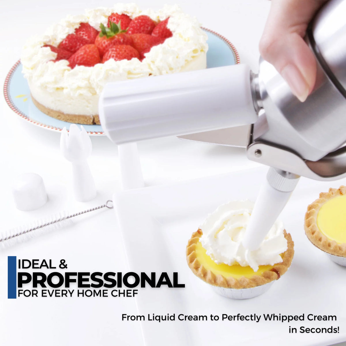 Aluminum Whipped Cream Dispenser 1 Pint Z174471