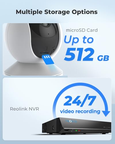 3MP HD Indoor WiFi Pan Tilt Security Camera 2 Pack U687