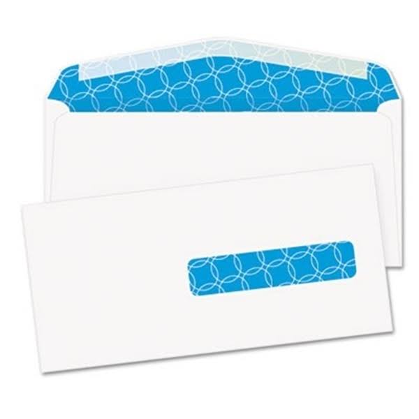 White #10 Security Envelope, 1000/Carton S531426