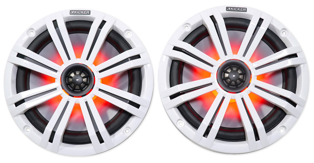 8" LED Chrome Wakeboard Tower Speakers D26972
