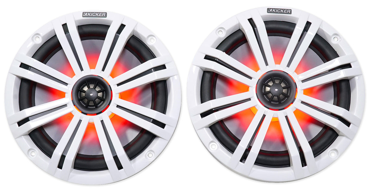 8" LED Chrome Wakeboard Tower Speakers D26972