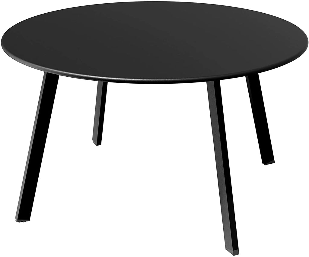 Black Round Metal End Table L384847