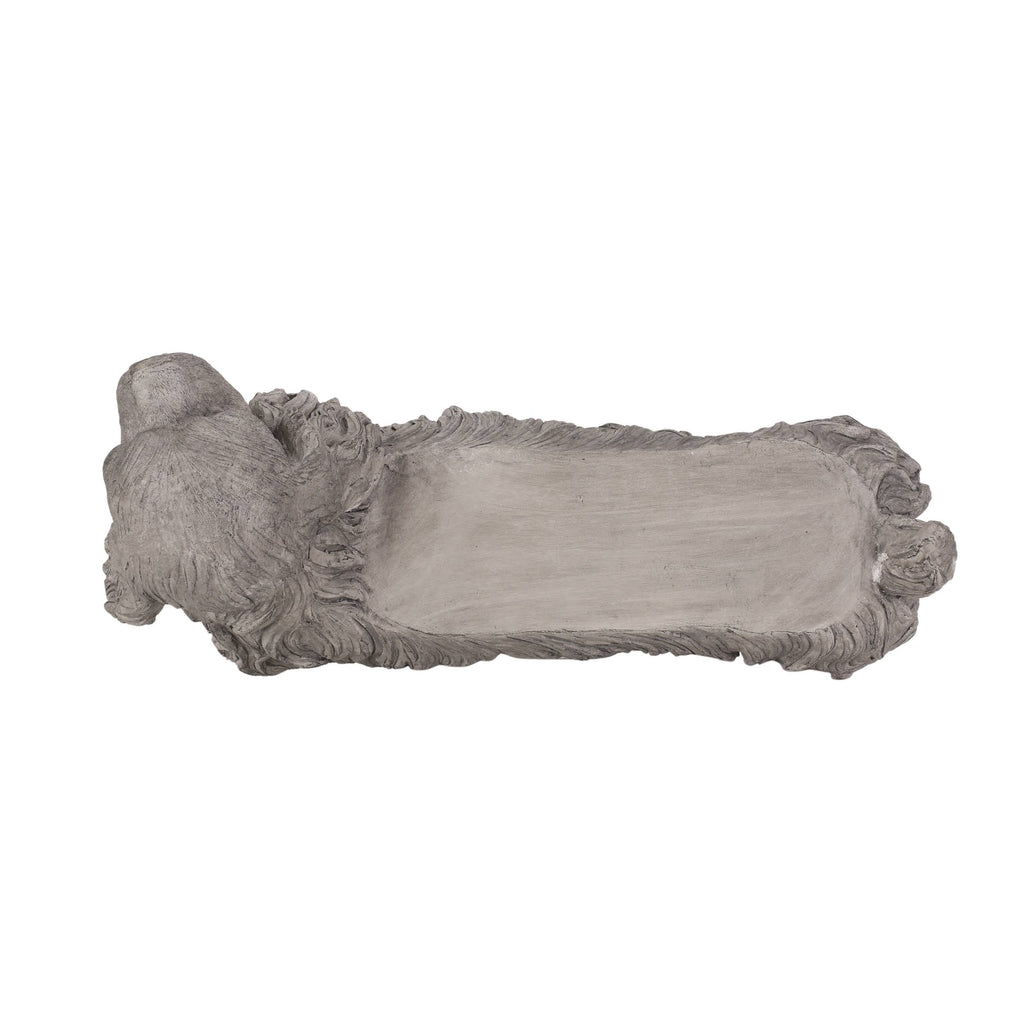 Gray Dog Bench B401121