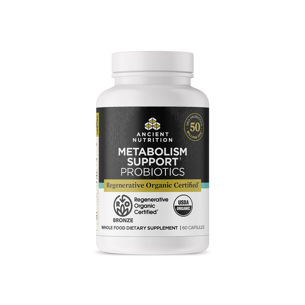Organic Probiotics 50 Billion CFUs 60 Count M757