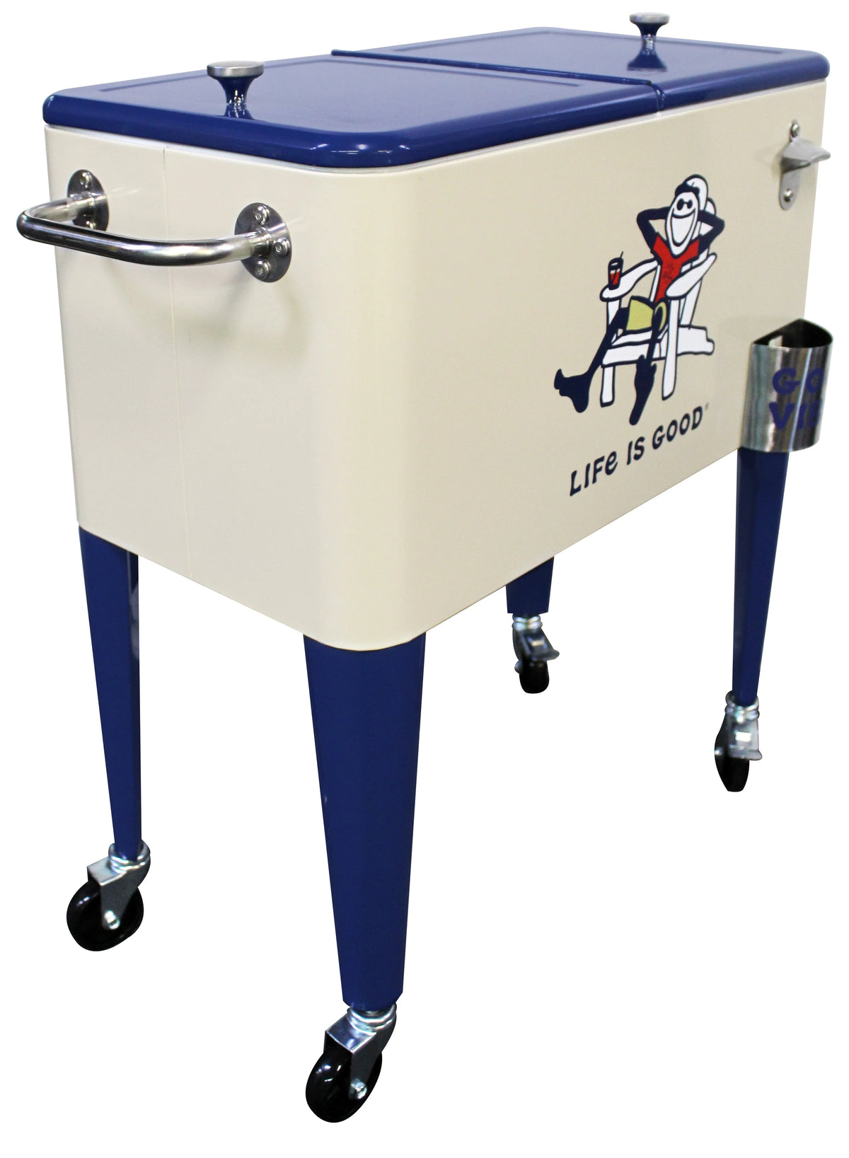 60 Quart Metal Outdoor Patio Cooler V417