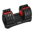 Adjustable Dumbbell 5-52.5 lbs Black Single Y169