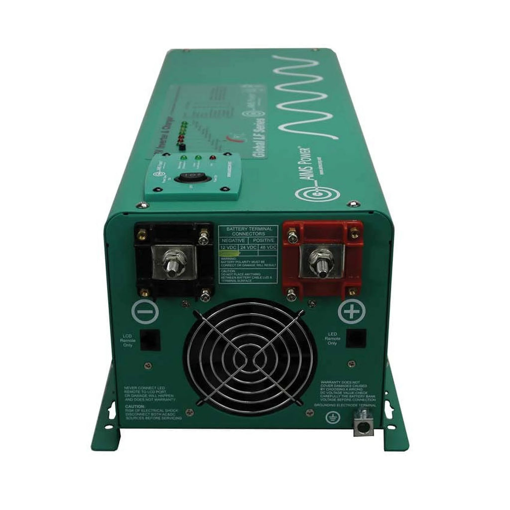 2500 Watt Pure Sine Inverter Charger 12 VDC to 120 VAC E2894