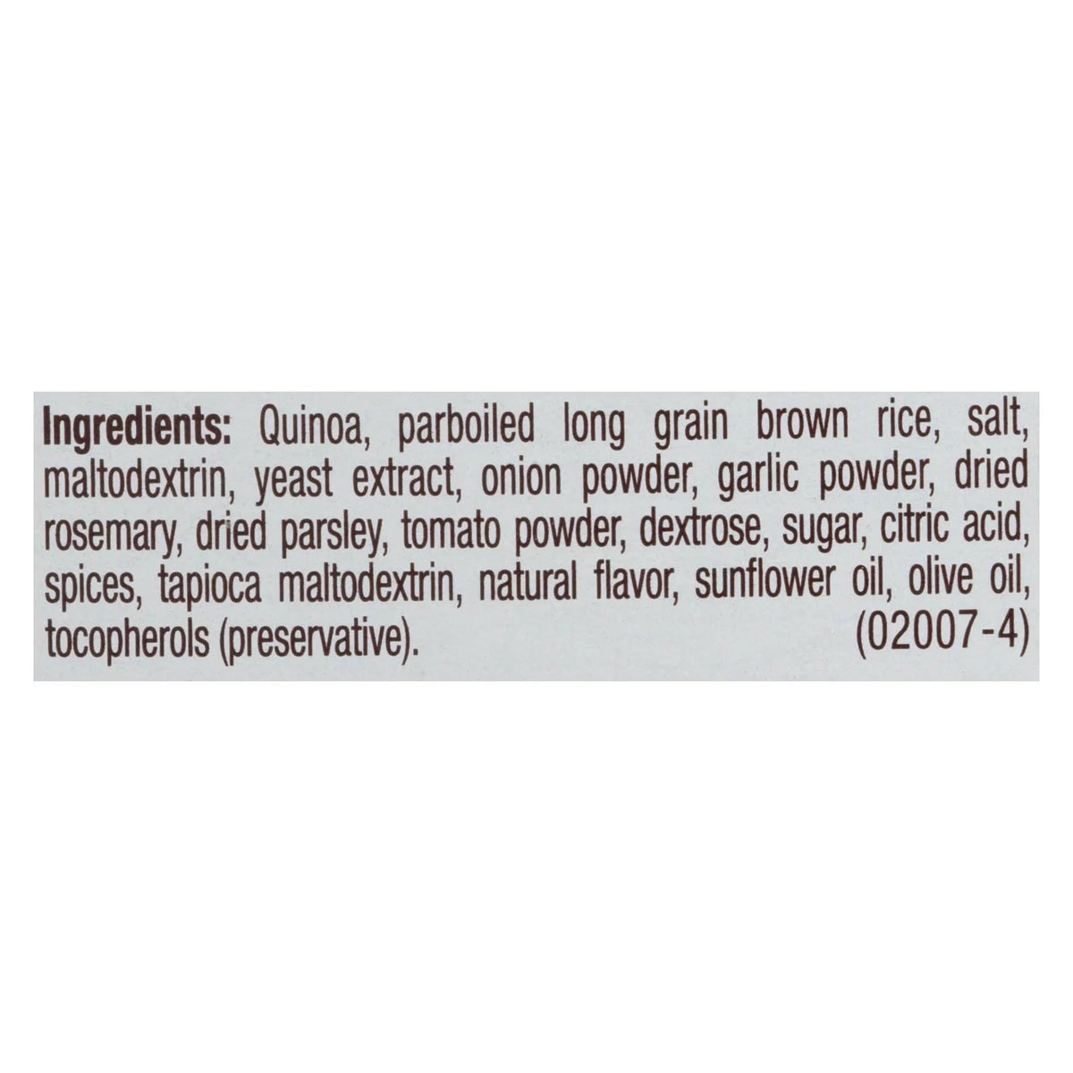 Rosemary and Olive Oil Quinoa, 4.8 Ounce B70171