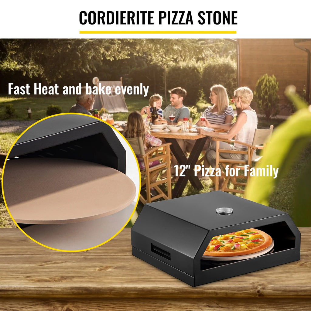 Stainless Steel Outdoor Pizza Oven with 12 Pizza Stone and Baking Tools T9711