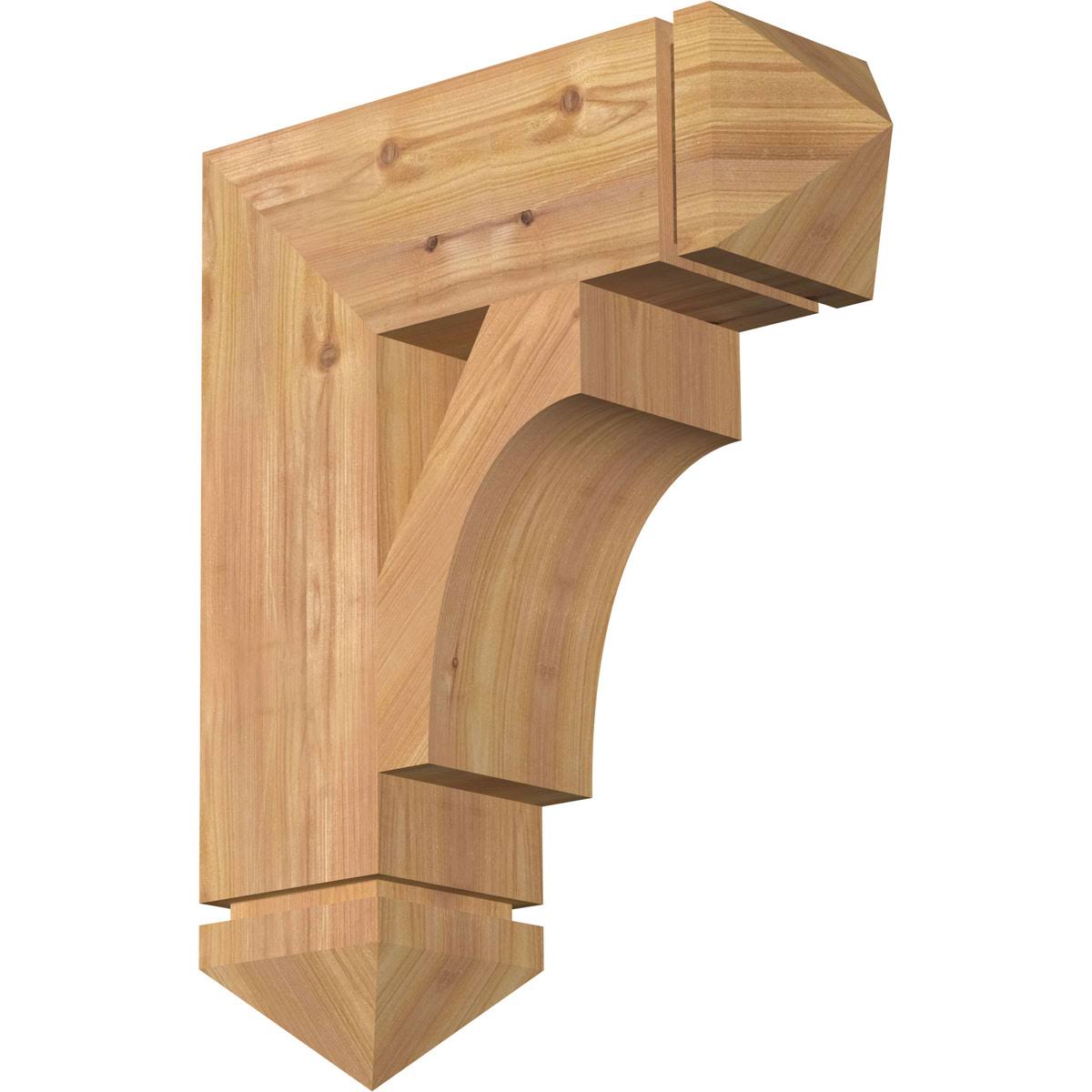 5 1/2x22W x 18x22D x 22x22H Western Red Cedar Bracket C757092