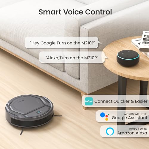 Robot Vacuum, 3 Adjustable Suction, 120 Min Runtime, Self-Charging O6055