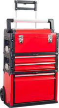 Red Rolling Tool Chest with Wheels 3 Drawers W3118