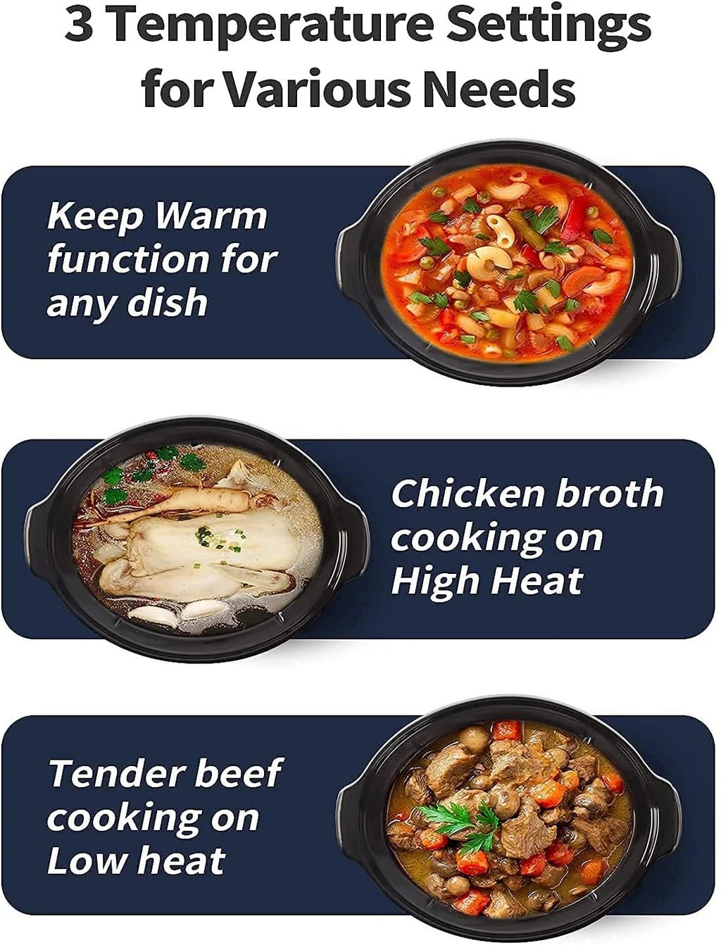 Programmable Slow Cooker 8.5-Quart with 30 Liners A315