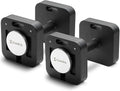 Adjustable Dumbbells 80lbs Pair 5 Pound Increments Q6247