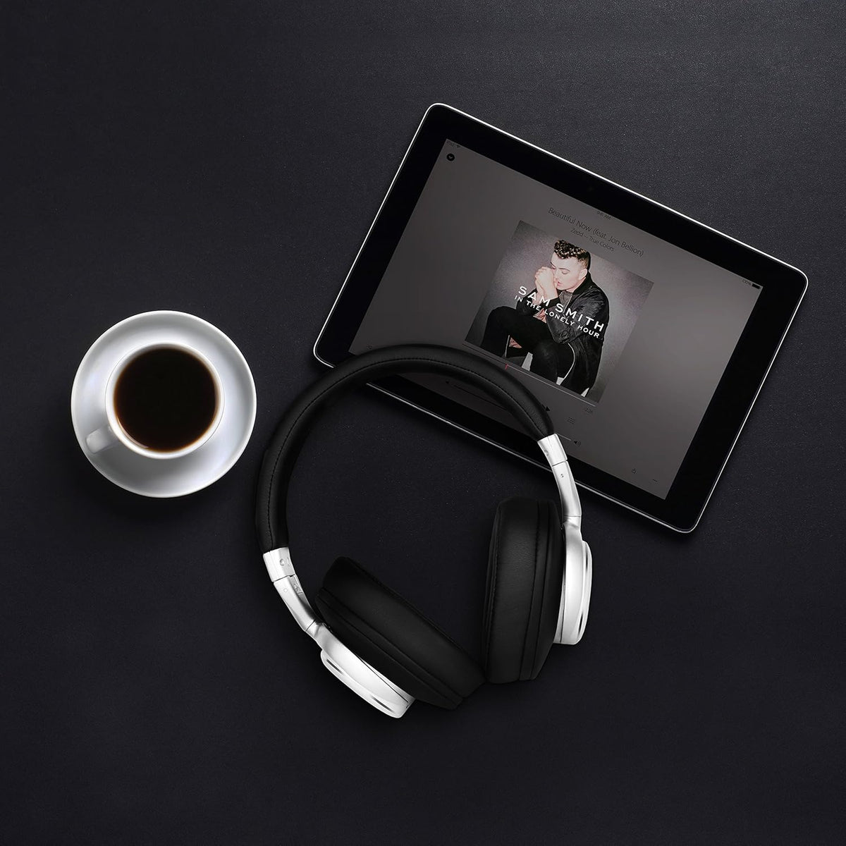 Black Bluetooth Headphones Wireless with Active Noise Cancelling N53371