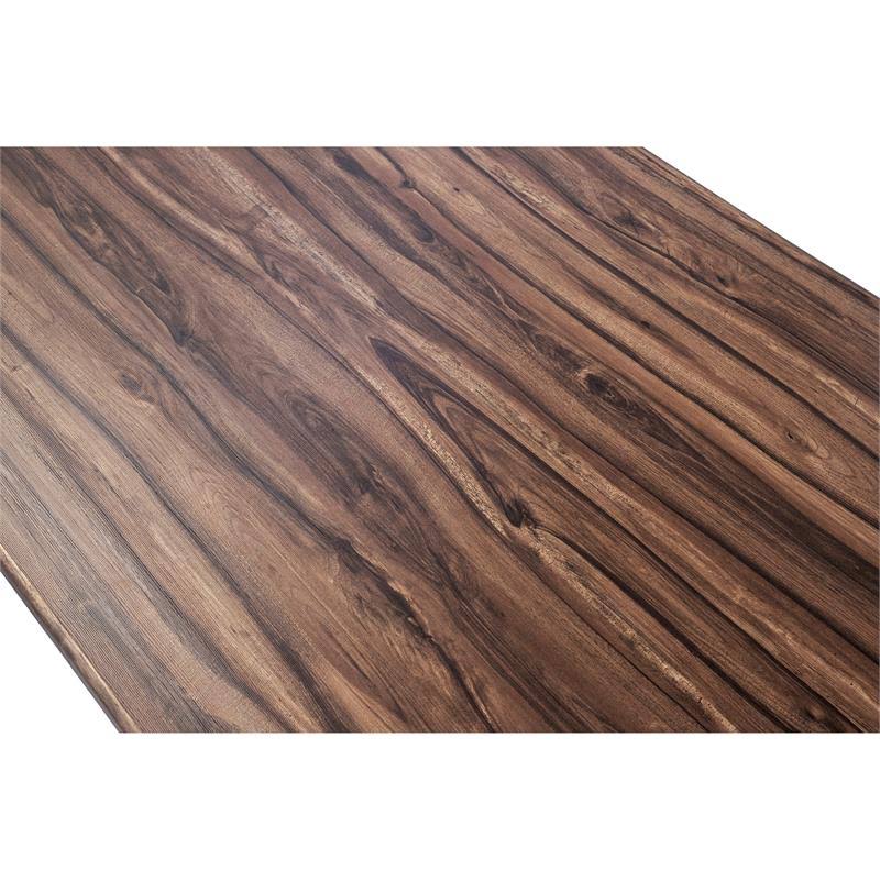 Natural Wood Rectangular Dining Table Q27685