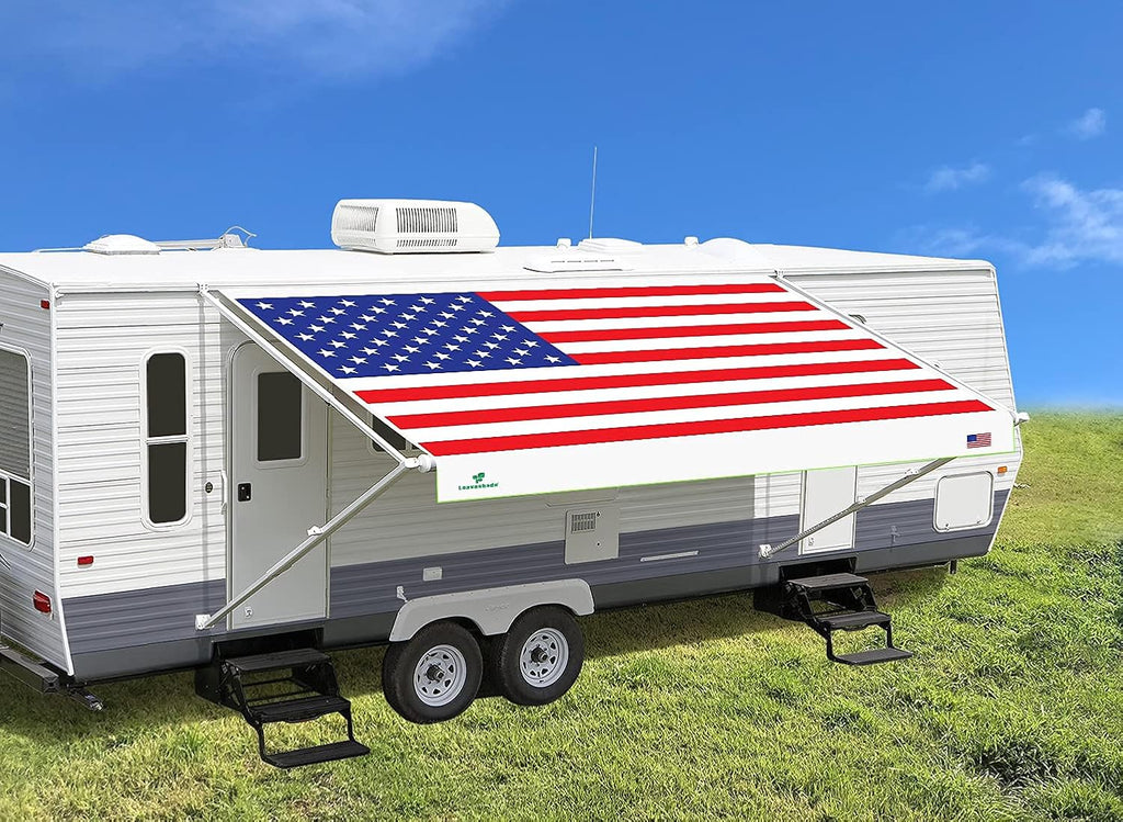 Green Fade RV Awning Fabric Replacement 19'3'' F705