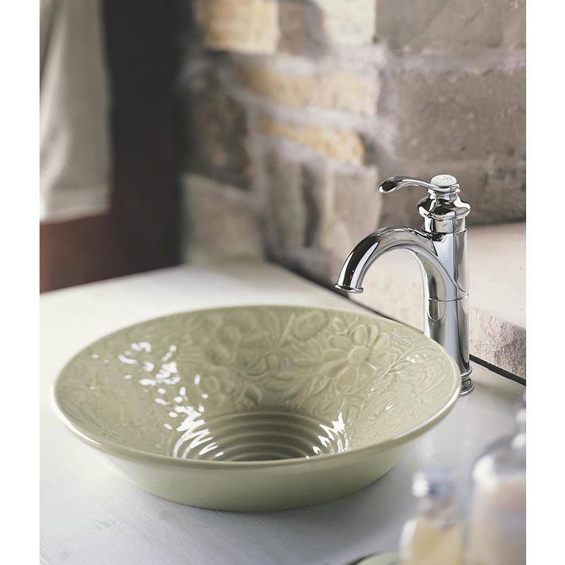 Brushed Nickel Single Hole Bathroom Faucet V59578