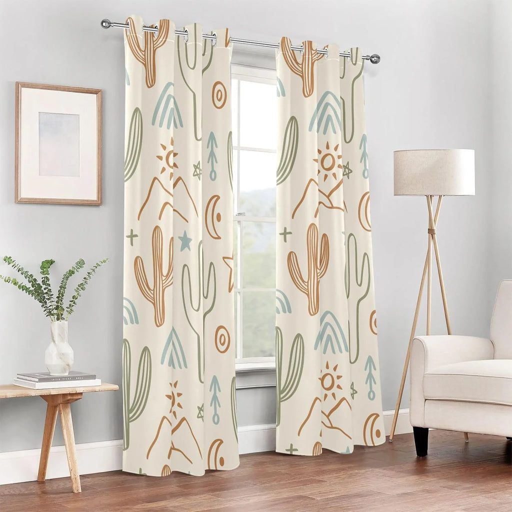 Black 84" Grommet Blackout Curtain V3641