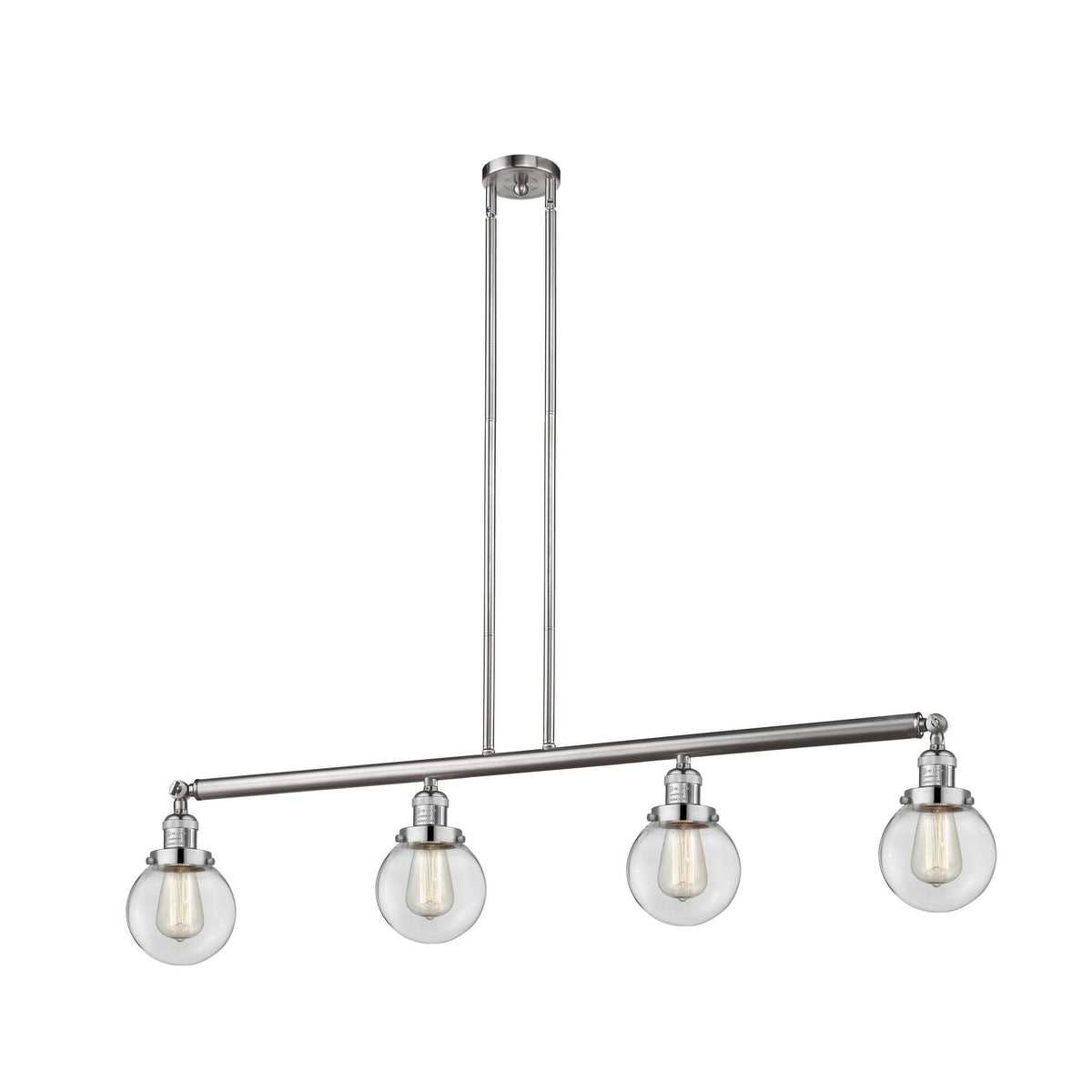 Brushed Satin Nickel 4 Light Island Light T3509