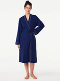 Women's Long Sleeve Wrap Robe H3675