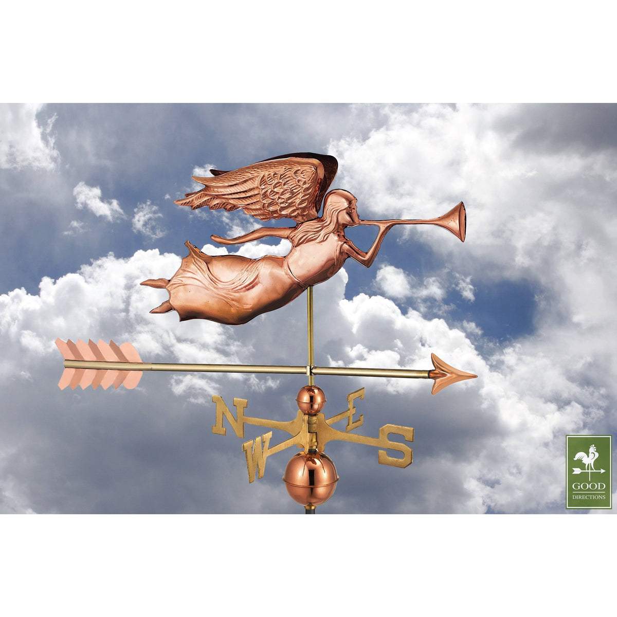 Angel with Arrow Weathervane Pure Copper L4106