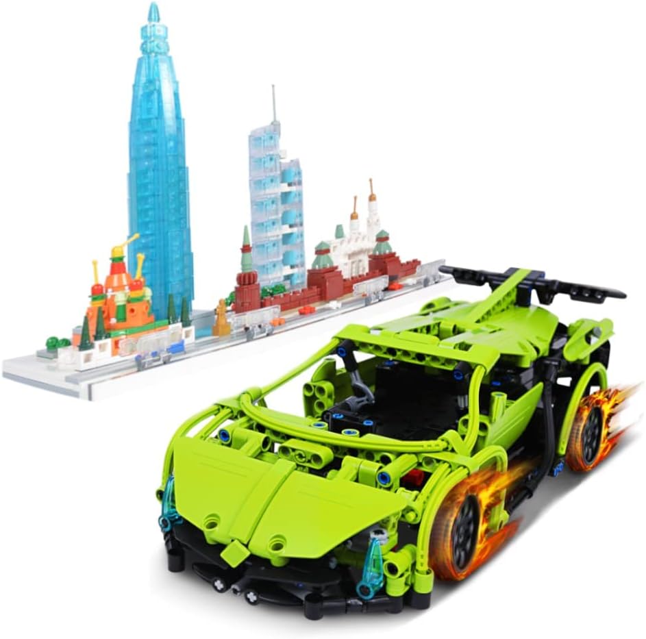 Building Blocks Set and Skyline City Architecture Building Bricks Set Z958049