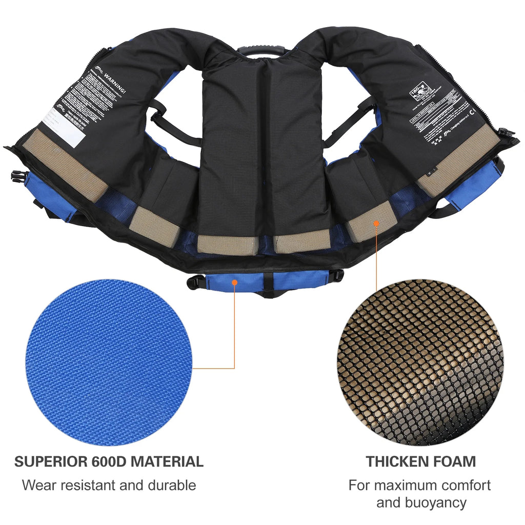 Adult Safety Float Suit for Water Sports Survival Jacket O43273