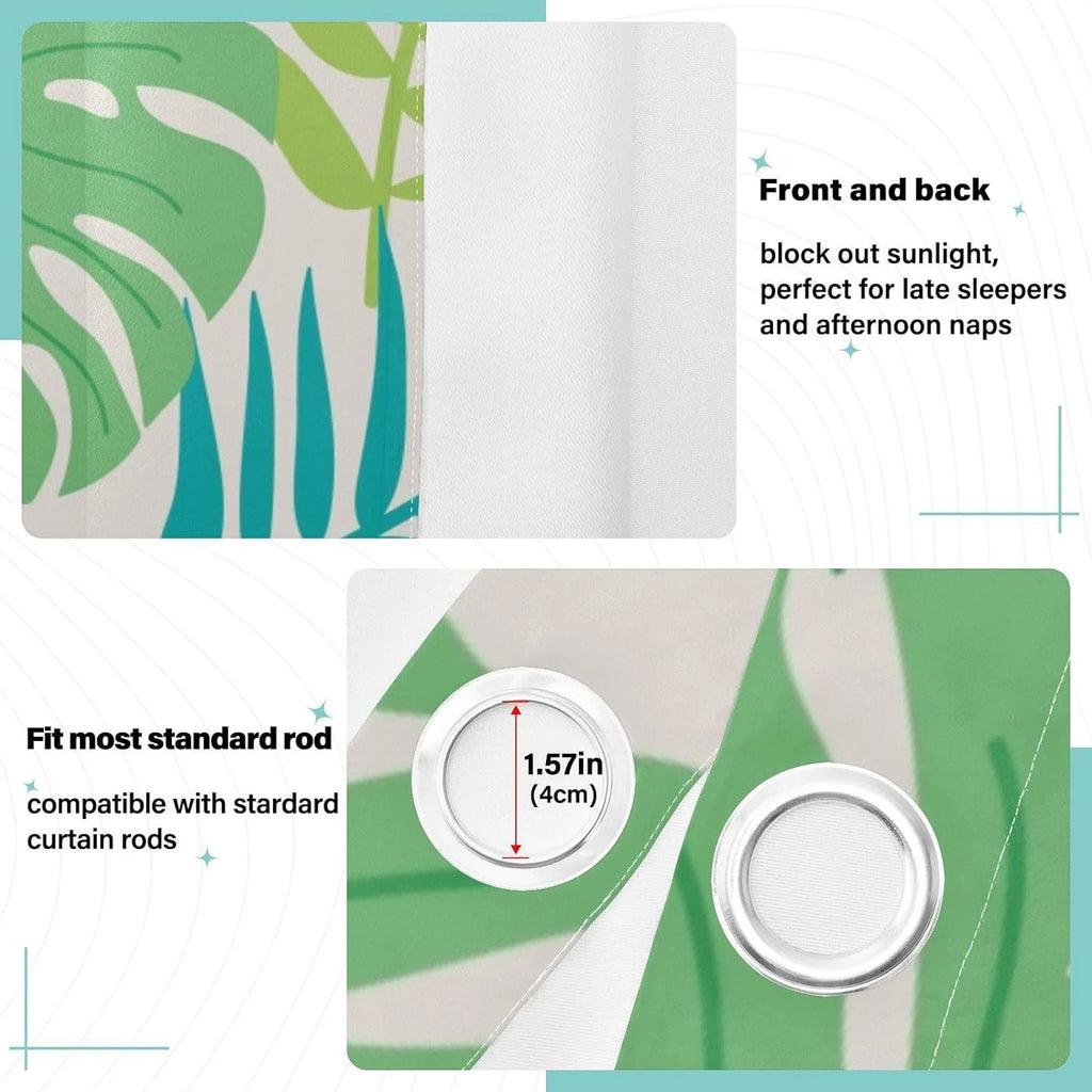 Blackout Grommet Curtains 84" Single Panel G9716