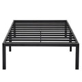 Black Steel Slate Bed Frame F749