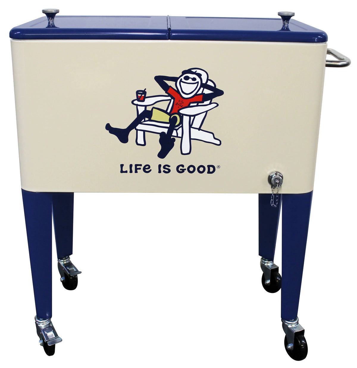 60 Quart Metal Outdoor Patio Cooler V417