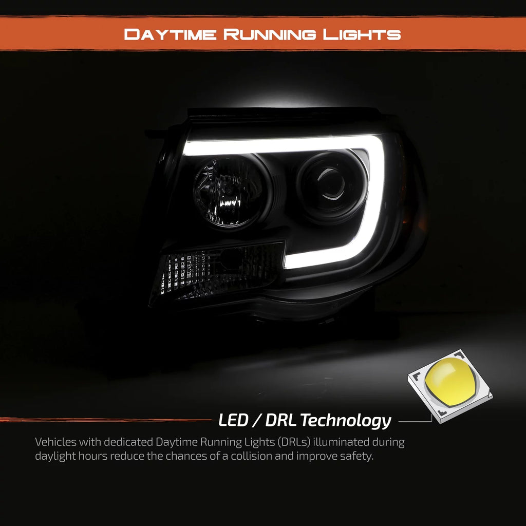 Fits 2005-2011 Toyota Tacoma LED Projector Headlights D19573