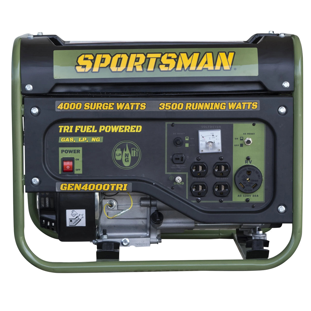 Portable Tri Fuel Generator P3626