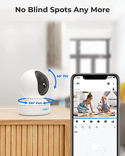 3MP HD Indoor WiFi Pan Tilt Security Camera 2 Pack U687