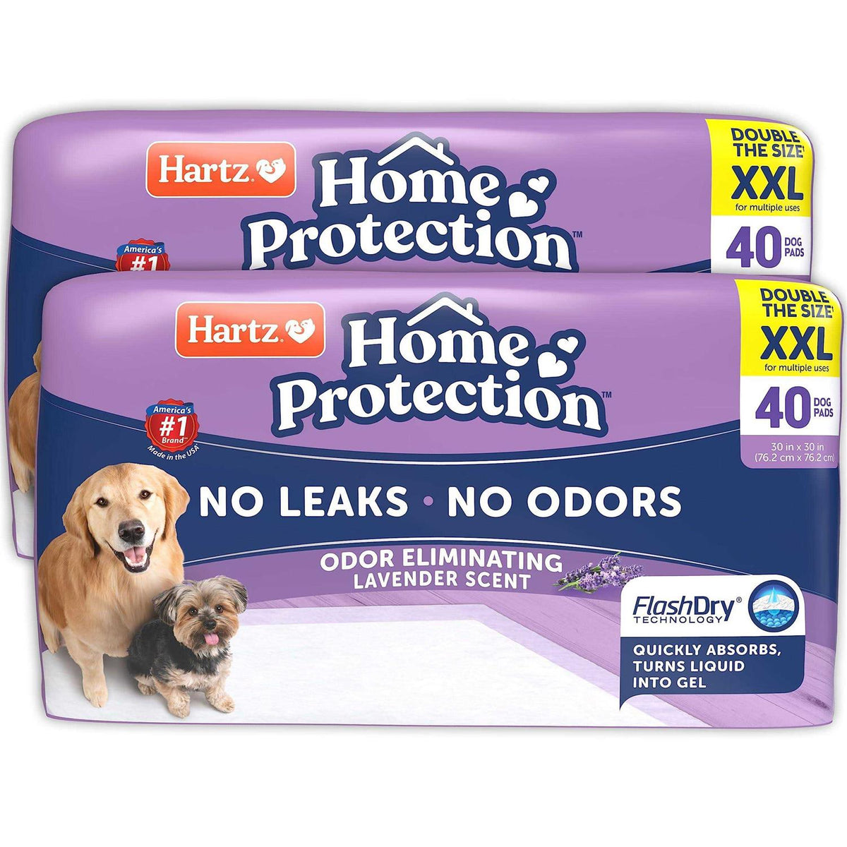 Lavender Scent Odor Eliminating Dog Pads M8866