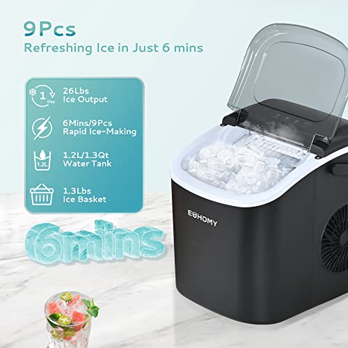 Portable Countertop Ice Maker with Basket and Scoop M334