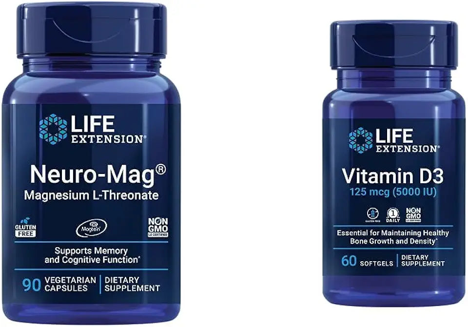 Magnesium L-threonate and Vitamin D3 Supplement F423